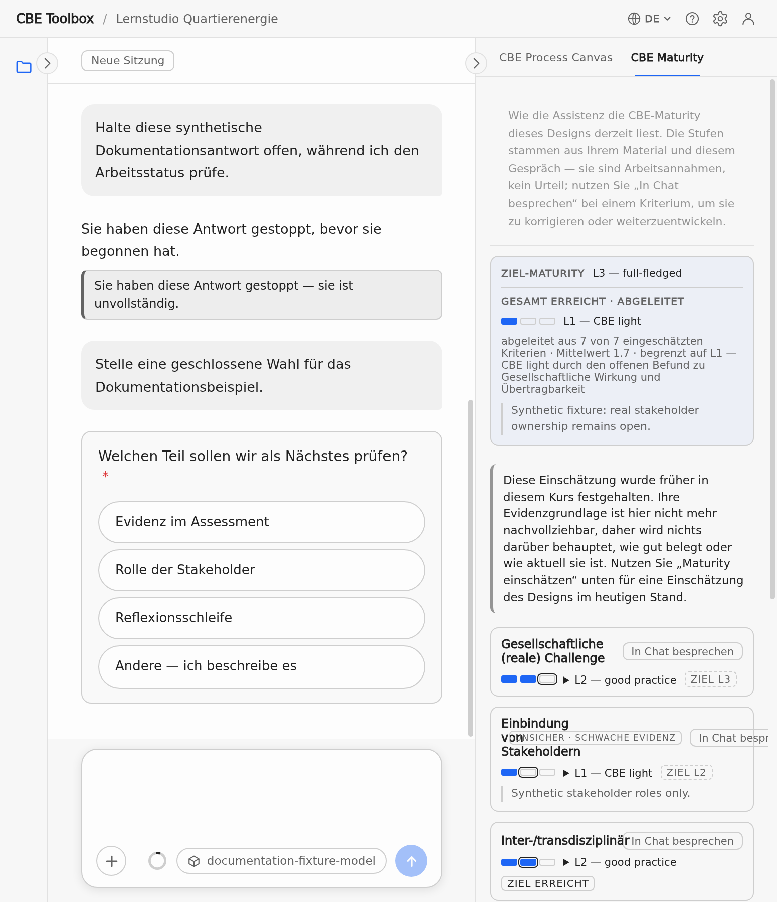 Derselbe deutsche unbeantwortete Picker in der unterstützten schmalen Breite